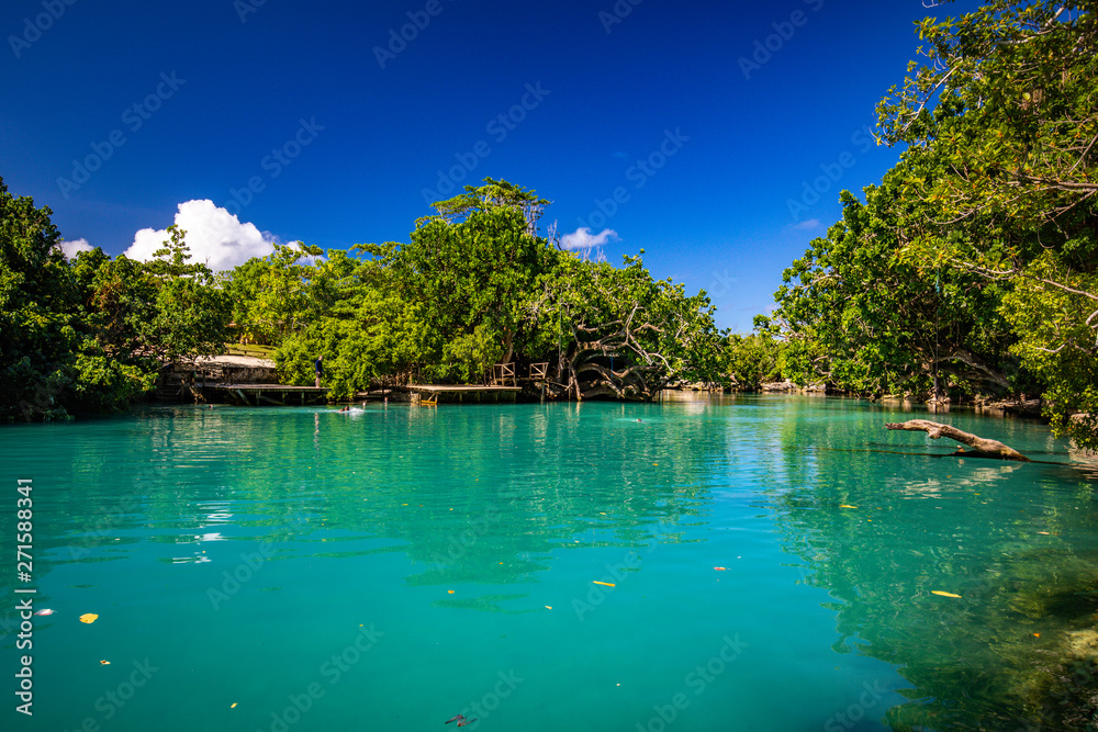 The Blue Lagoon, Port Vila, Efate, Vanuatu The Blue Lagoon, Port Vila, Efate, Vanuatu