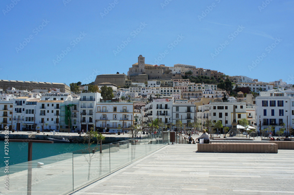 Unesco World Heritage site.Dalt Vila.Ibiza Island.Spain.