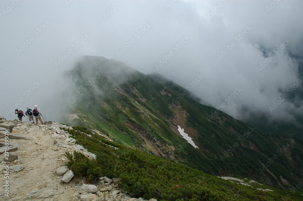 唐松岳登山