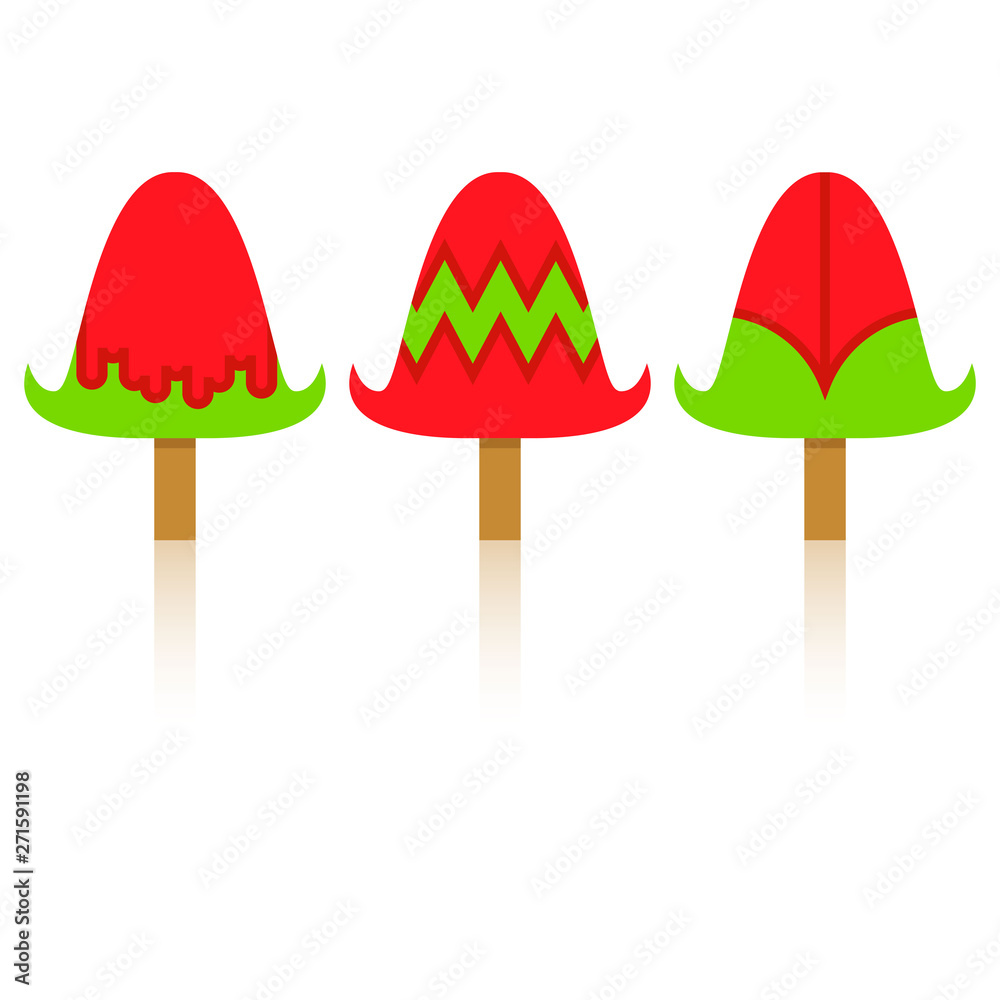 Christmas tree on white background for card decorative Christmas tree on white background for card decorative