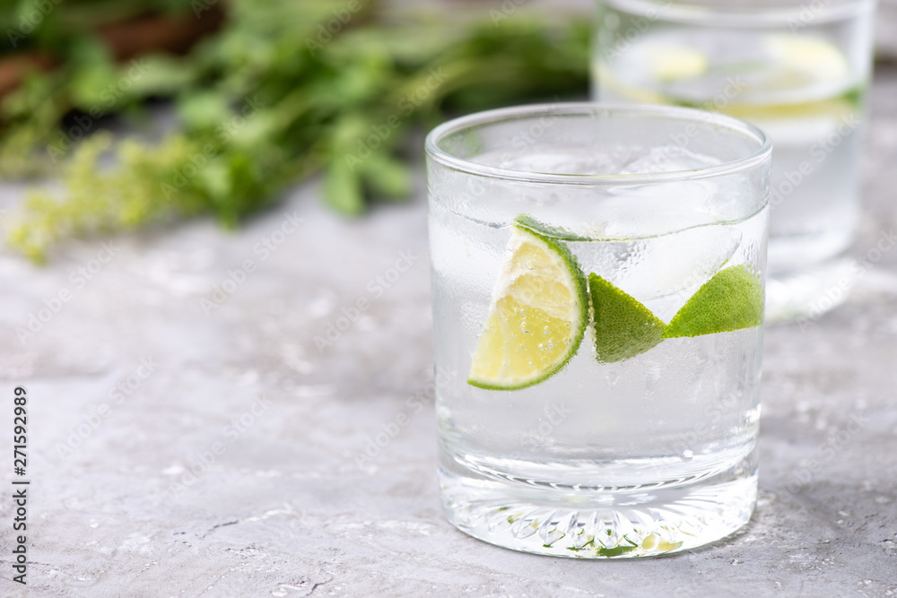 Green lemon soda Green lemon soda