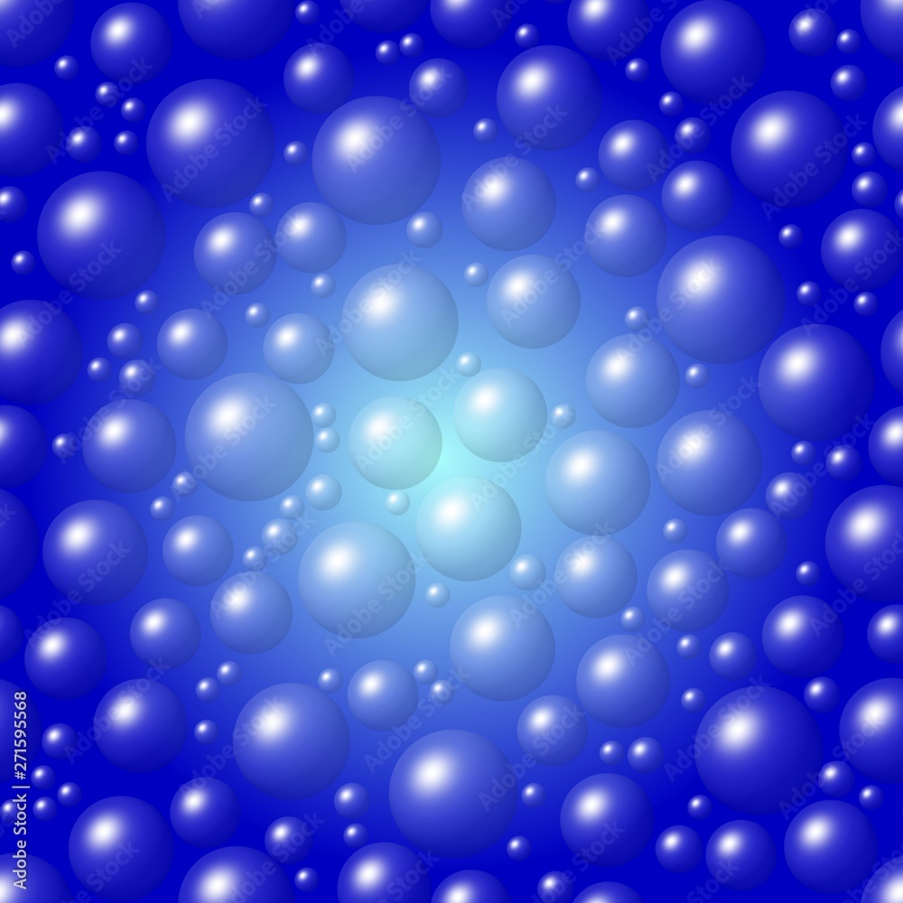 Blue Bubble Background Blue Bubble Background