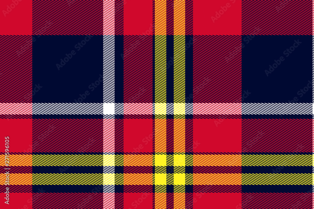 Checkered pattern in Scottish style. Tartan. A classic Christmas geometric pattern. Woolen red fabric Checkered pattern in Scottish style. Tartan. A classic Christmas geometric pattern. Woolen red fabric