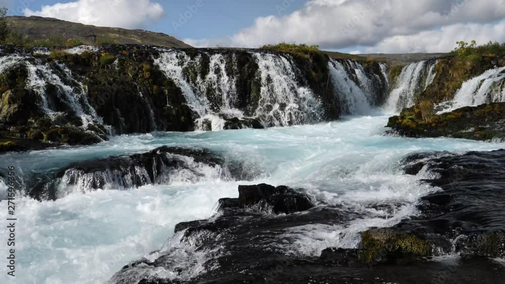 Bruarfoss waterfall close up slow motion Iceland summer day.mov Bruarfoss waterfall close up slow motion Iceland summer day.mov