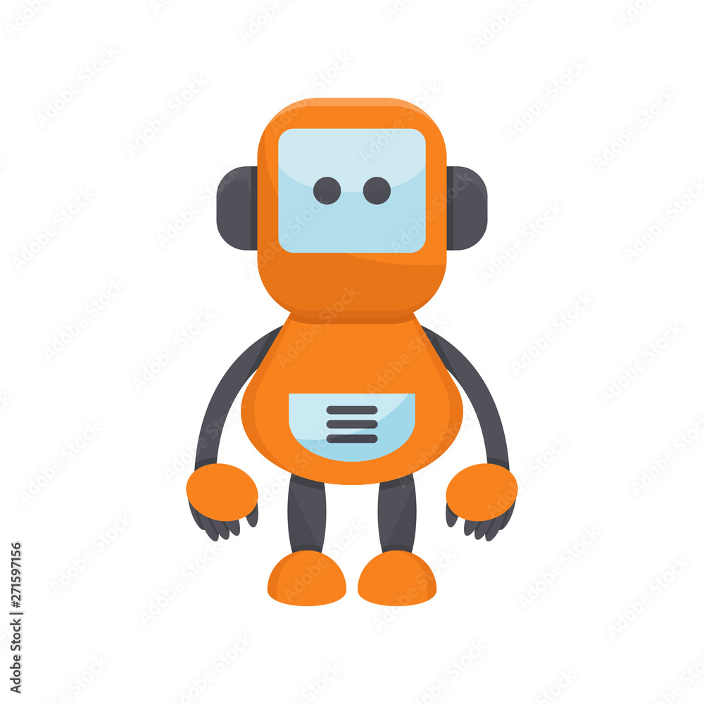 cute robot cartoon character icon, avatar cute robot cartoon character icon, avatar