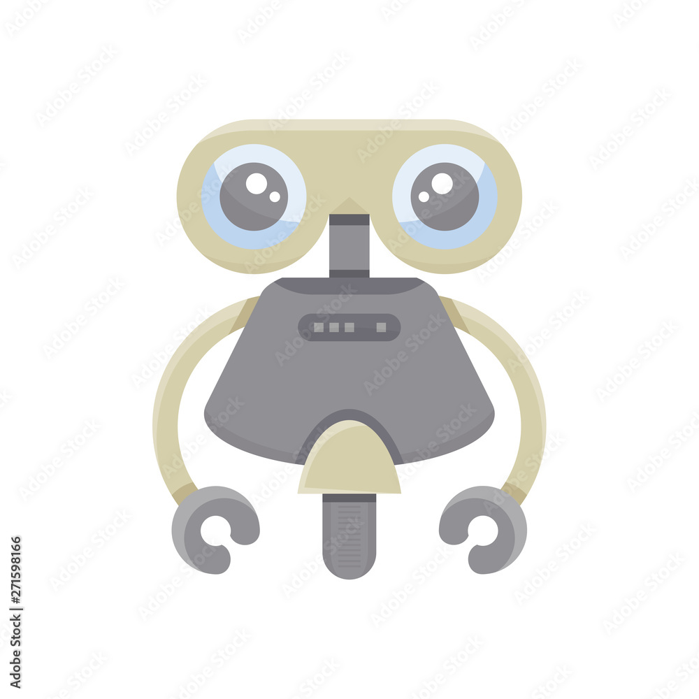 cute robot cartoon character icon, avatar cute robot cartoon character icon, avatar