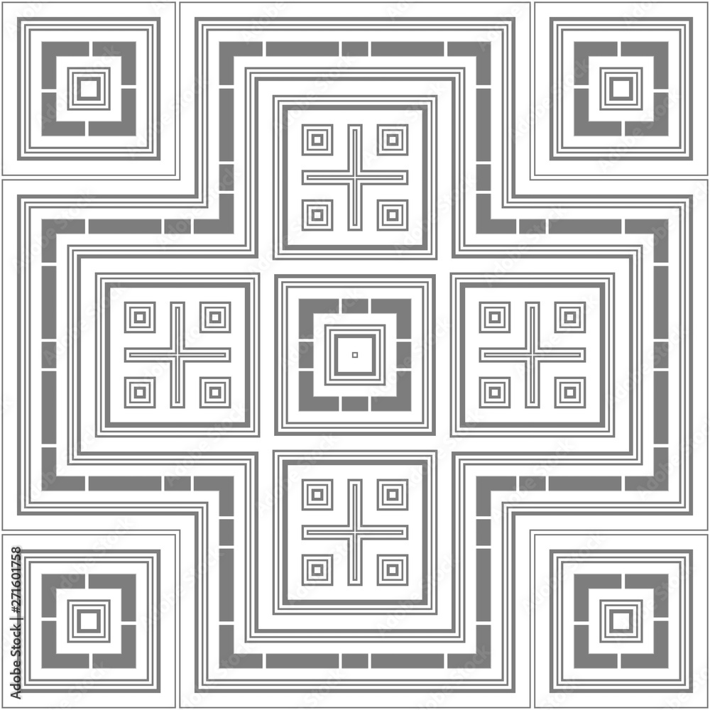 White and grey geometric pattern White and grey geometric pattern