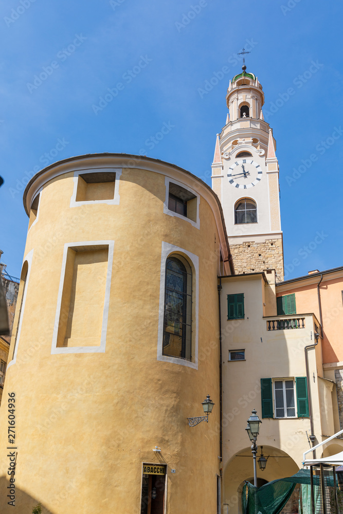 Closeup view on concattedrale di San Siro