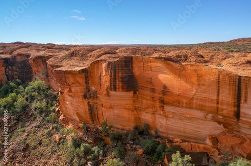 view of the a Canyons wall, Watarrka National Park, Northern Territory, Australia