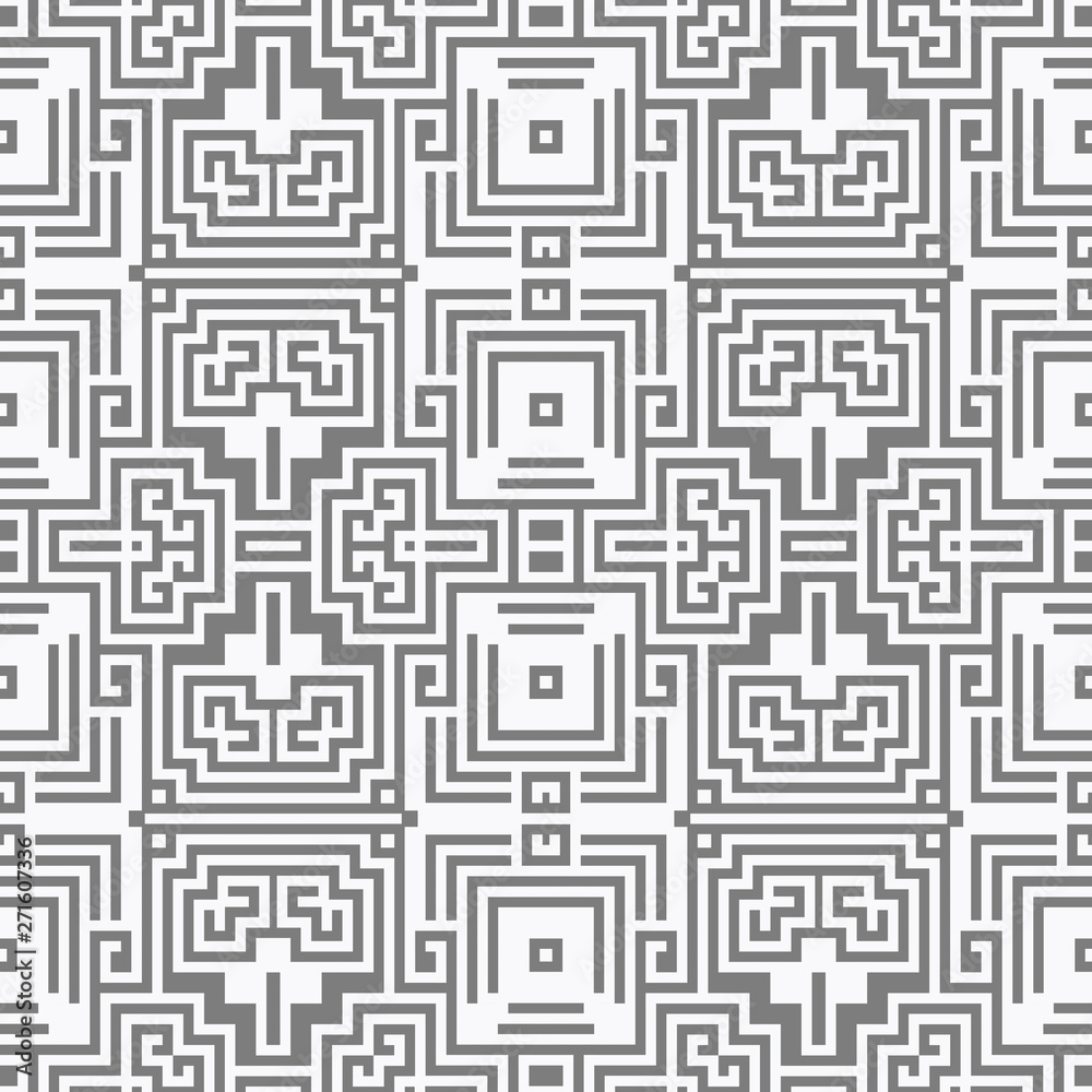 Grey and white pattern with simple design