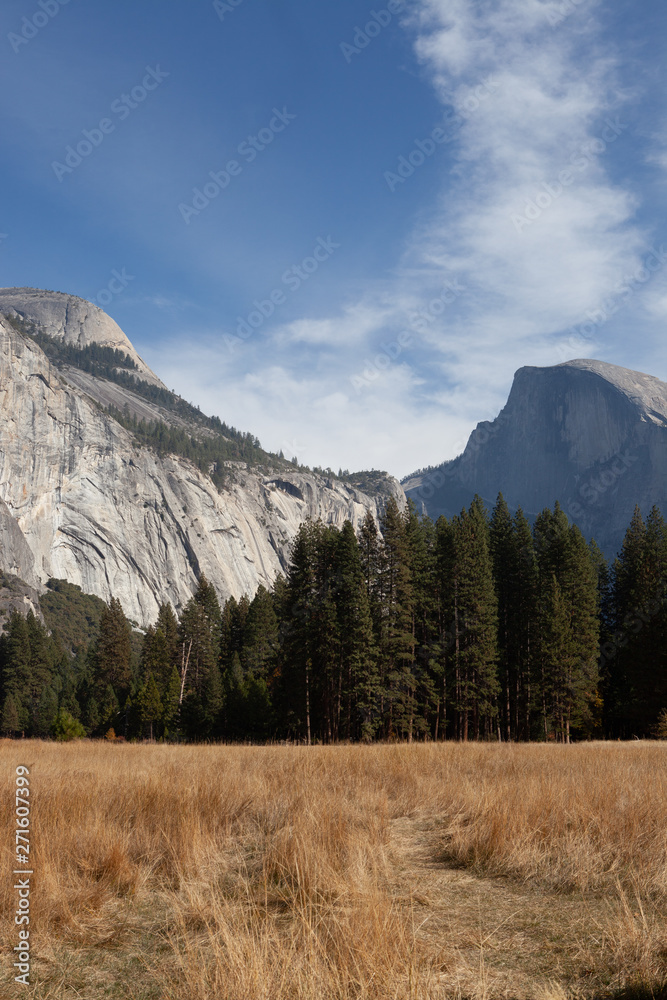 autumn in yosemite valley, california