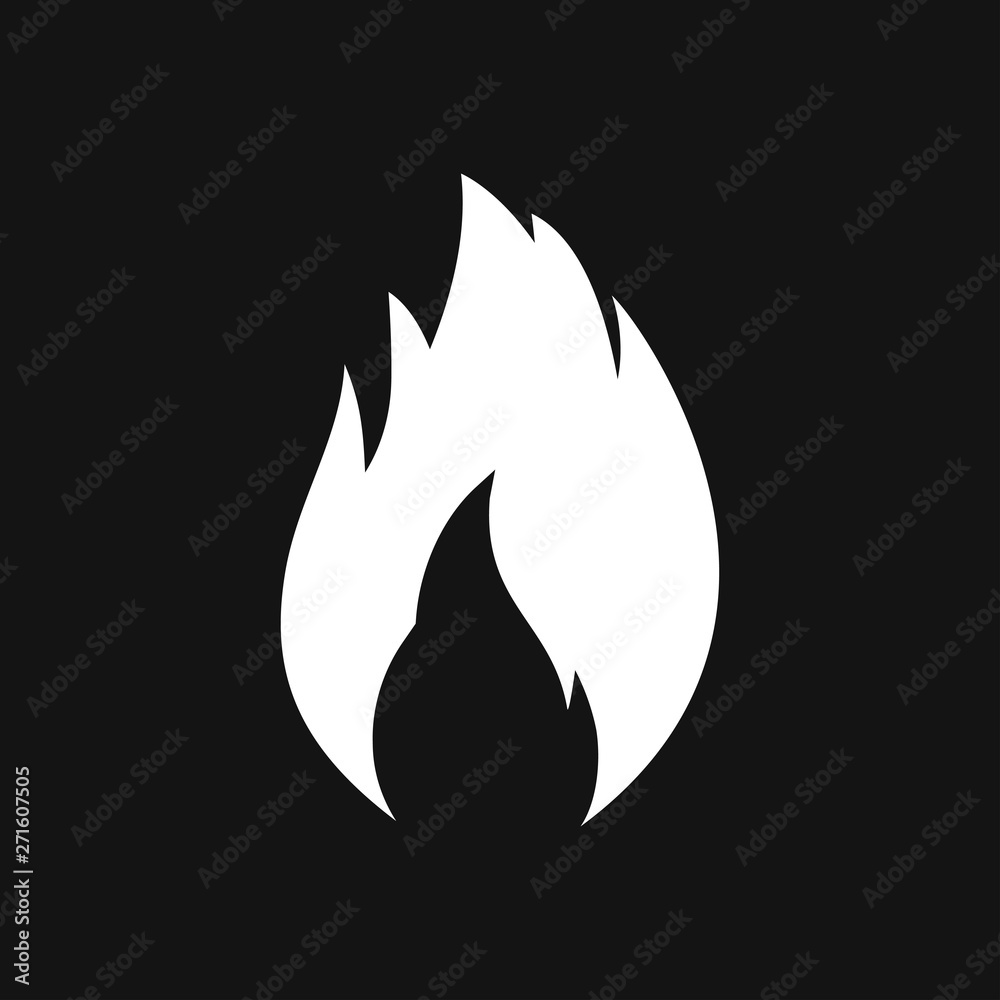 Fire icon vector. Icon illustration for logo design