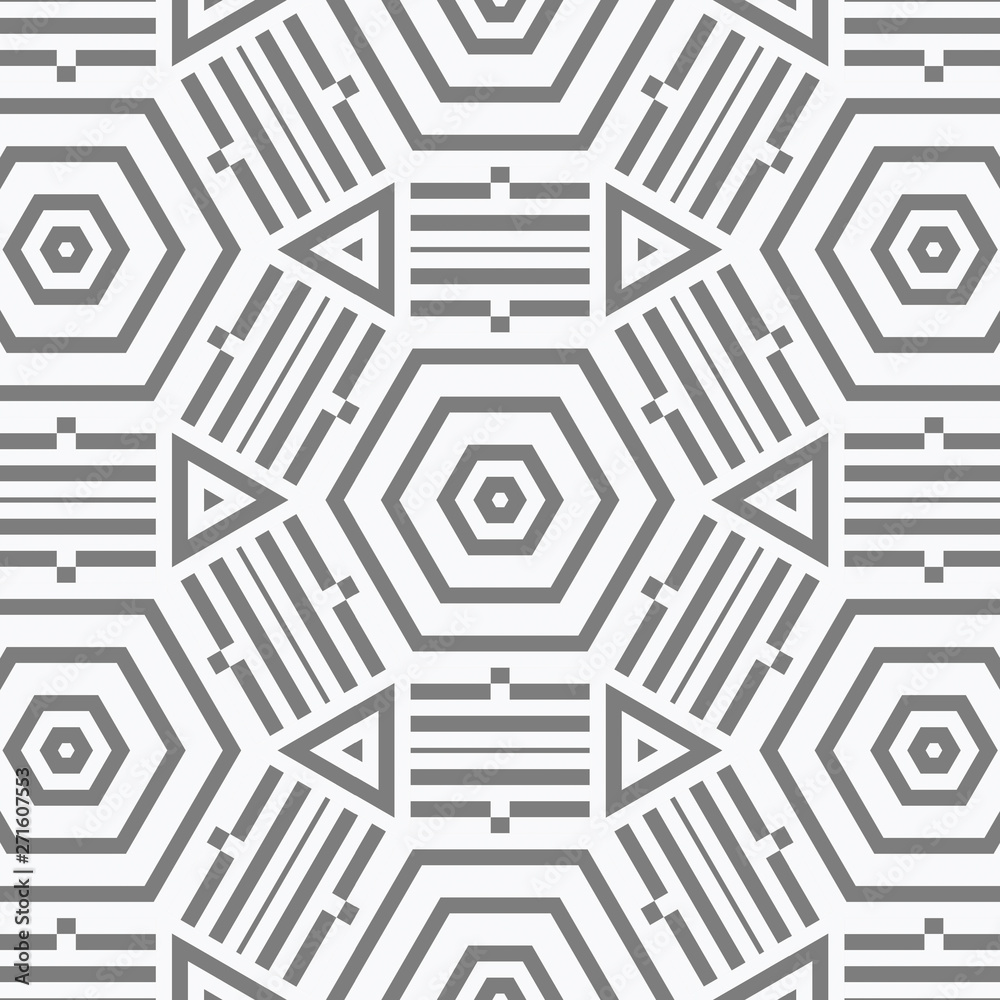 Grey and white pattern with simple design