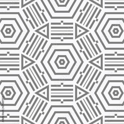 Grey and white pattern with simple design