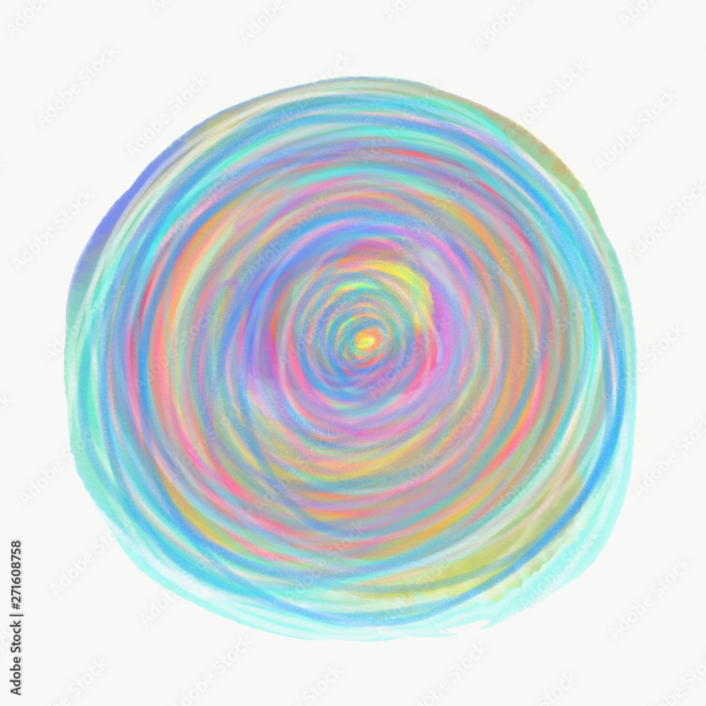 mandala painted with watercolor . mandala painted with watercolor .
