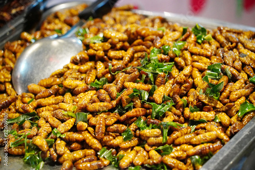 grilled insects