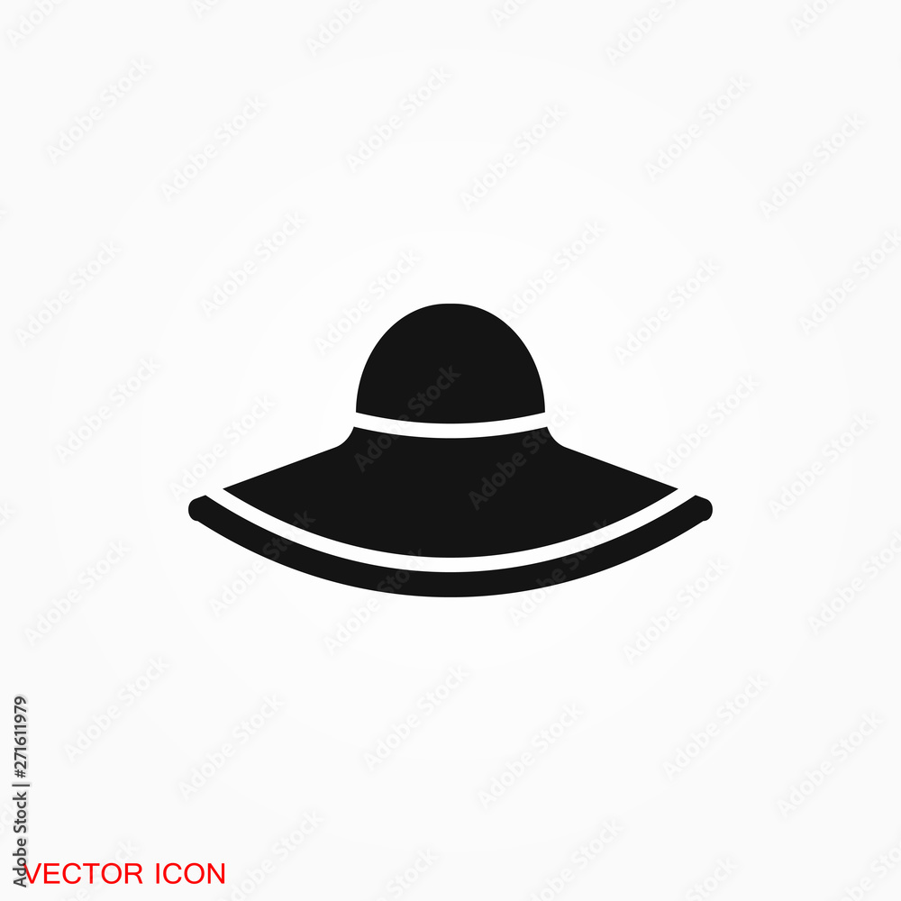 Hat icon logo, illustration, vector sign symbol for design Hat icon logo, illustration, vector sign symbol for design