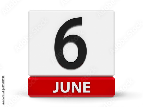 Cubes calendar 6th June