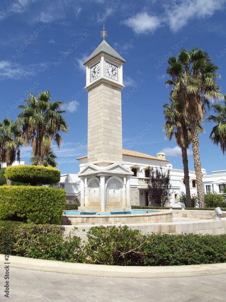 clock tower in crete