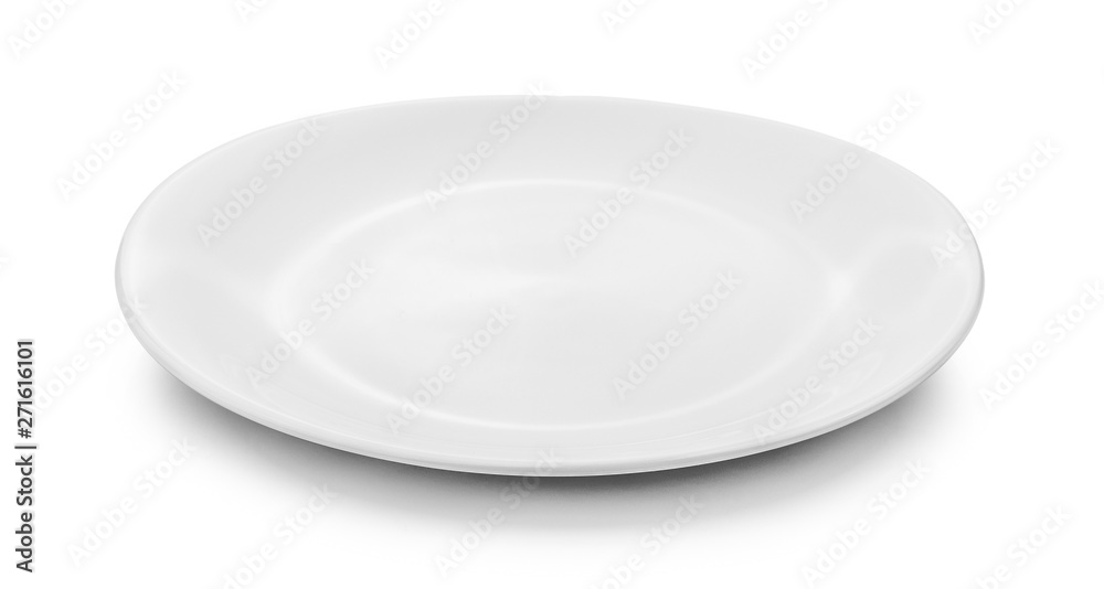 plate isolated on white background. plate isolated on white background.