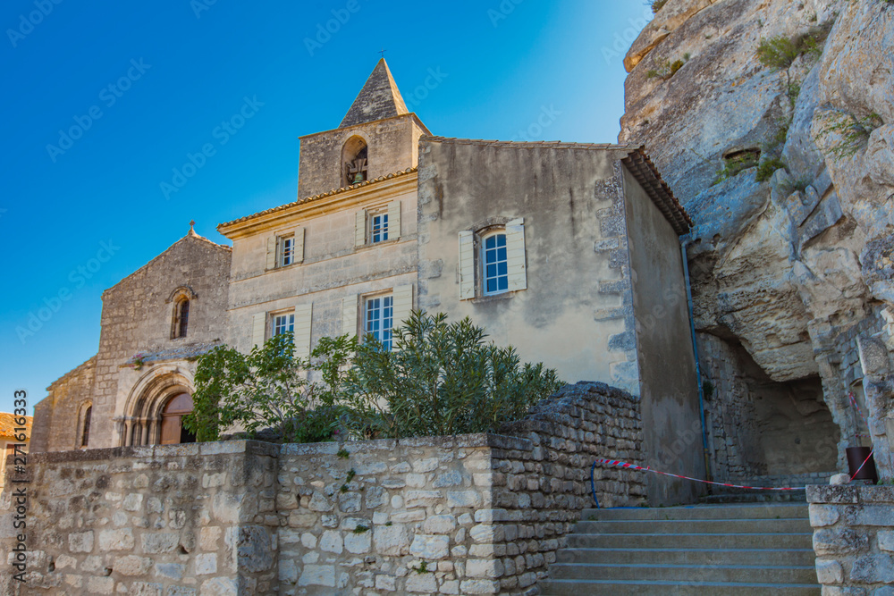 Eglise Saint Vincent des Baux in Les Baux-de-Provence, France