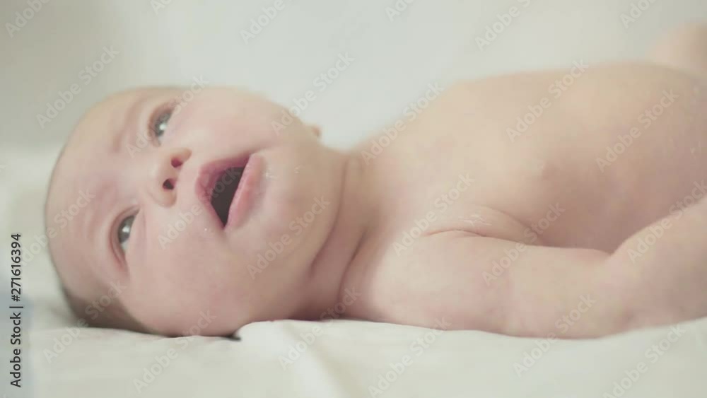 newborn baby exploring new world. newborn baby exploring new world.