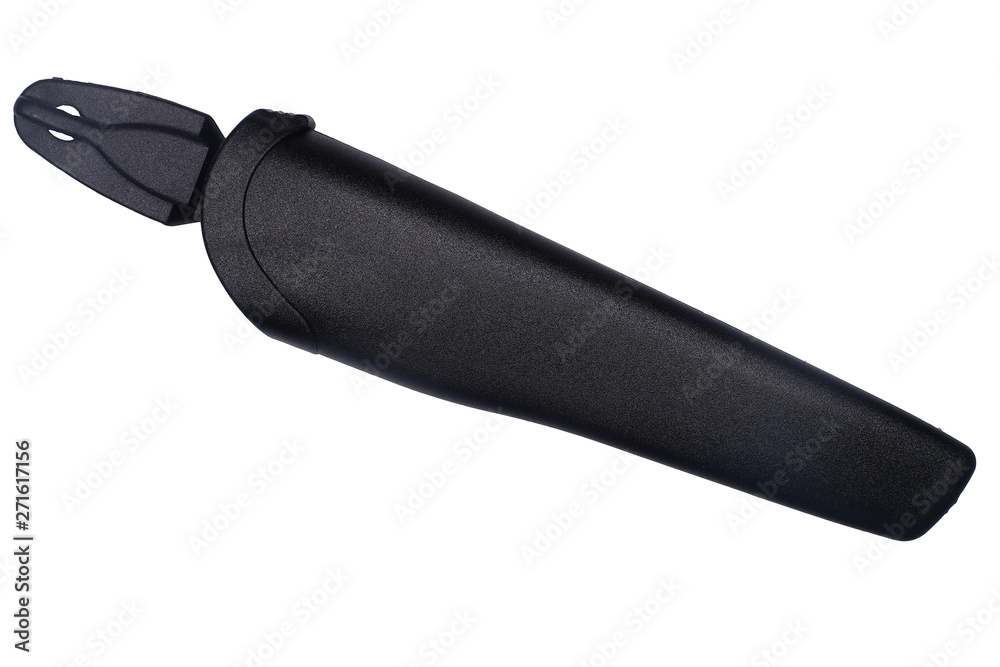 plastic sheath for a knife. is isolated plastic sheath for a knife. is isolated