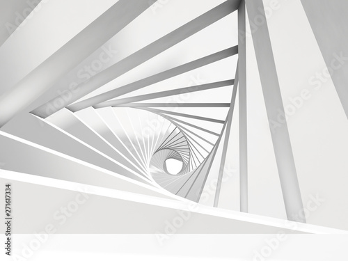 Fototapeta Naklejka Na Ścianę i Meble -  Abstract twisted tunnel background