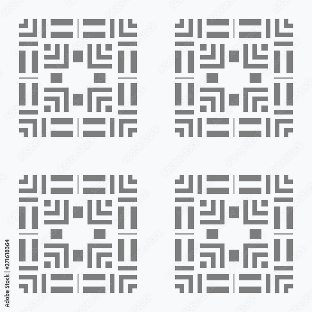 Grey and white pattern with simple design Grey and white pattern with simple design