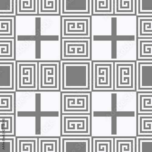 Grey and white pattern with simple design © AnaMaria
