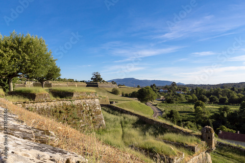 Fortress of Valença, green and imposing landscape - Valenca, Portugal