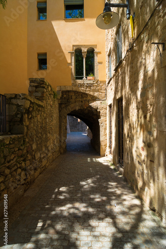 The view from old town Girona, Spain © gusenych