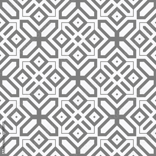 White and grey simple patern with geometric elements
