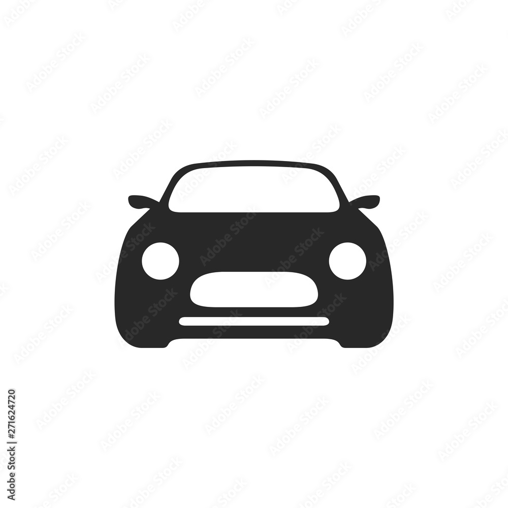 car icon vector isolated illustration. Flat icon Car symbol logo design inspiration car icon vector isolated illustration. Flat icon Car symbol logo design inspiration
