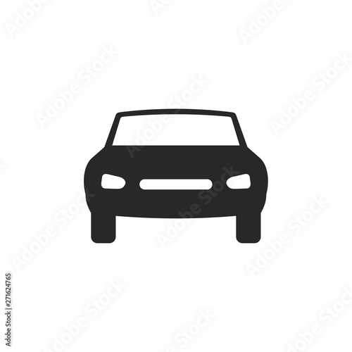 car icon vector isolated illustration. Flat icon Car symbol logo design inspiration