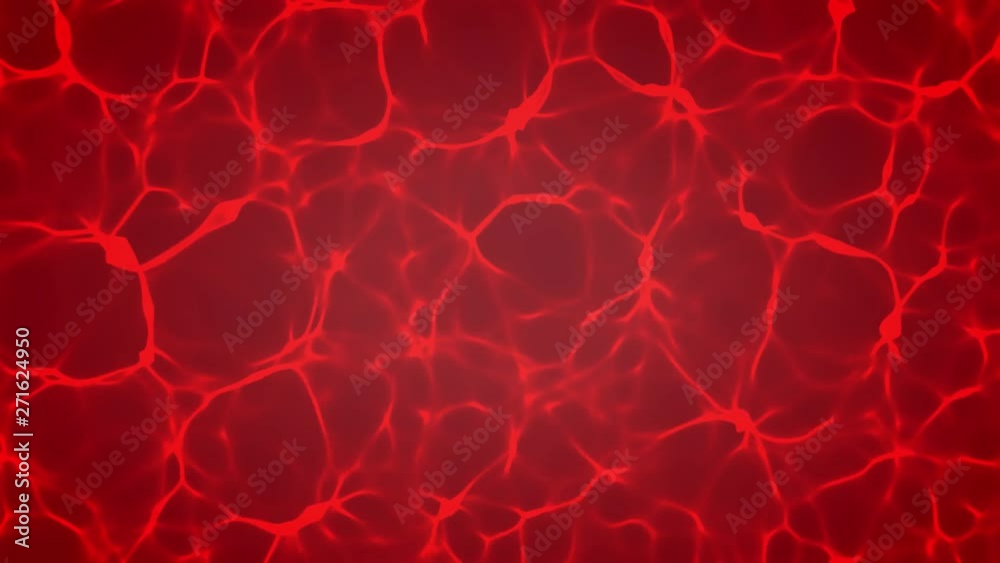 Abstract red blood particles under the microscope Abstract red blood particles under the microscope