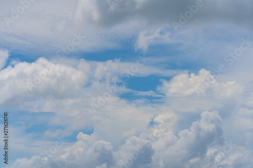 Fototapeta Naklejka Na Ścianę i Meble -  Blue sky with clouds. for background or texture