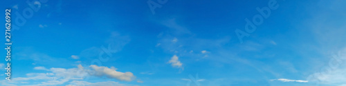 Fototapeta Naklejka Na Ścianę i Meble -  Panorama sky with cloud on a sunny day. Beautiful cirrus cloud.