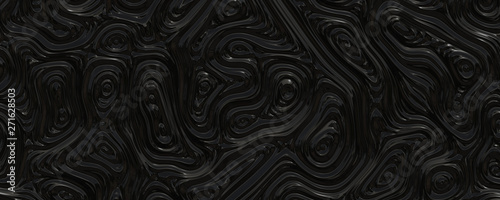 Wavy black liquid background