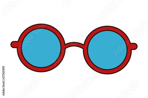 glasses design icon cartoon isolated