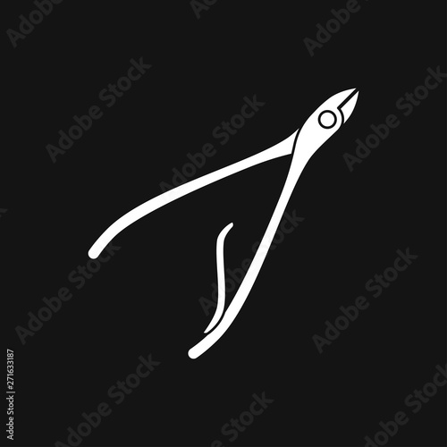 Manicure icon logo  illustration  vector sign symbol for design