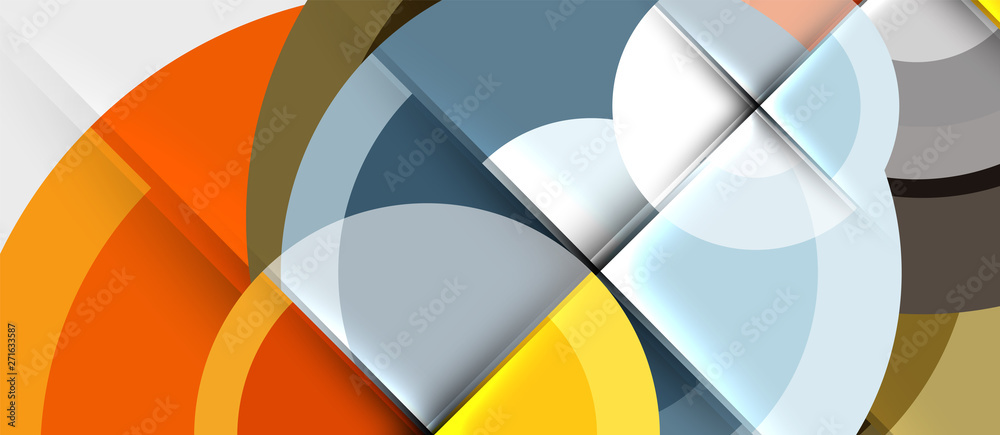 Circular geometrical design template Circular geometrical design template