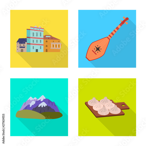 Vector design of culture and sightseeing icon. Collection of culture and originality stock vector illustration.