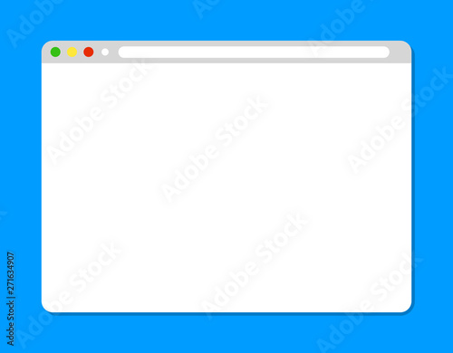 Free Download Browser in flat style for web sites. Vector illustration - GFXLoad