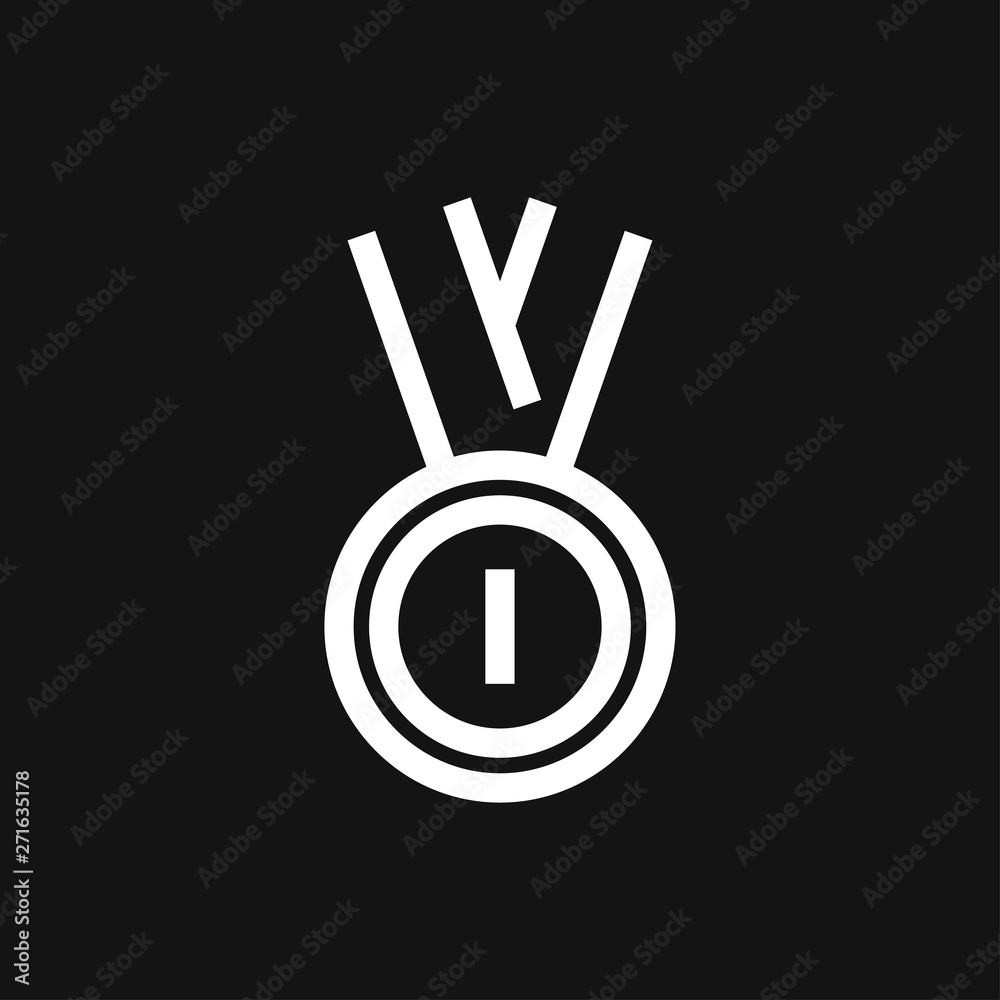 Medal icon, vector logo, medal symbol for your web site Medal icon, vector logo, medal symbol for your web site