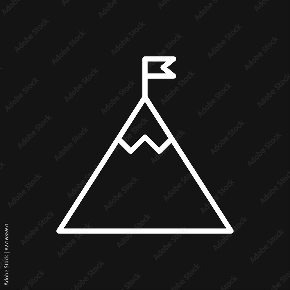 Mountain icon logo, illustration, vector sign symbol for design Mountain icon logo, illustration, vector sign symbol for design