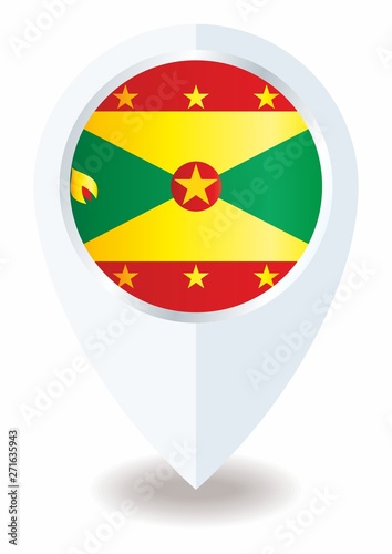 Free Download Flag of Grenada, Grenada is a country in the West Indies, Island of Spice. Template for award design, an official document with the flag of Grenada. Bright, colorful vector illustration. - GFXLoad