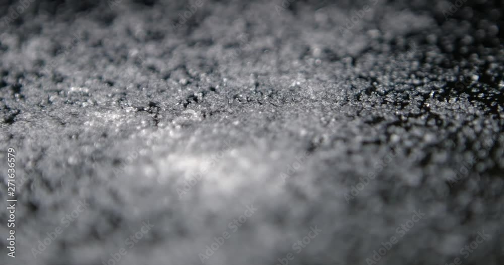 Ice grains on background Ice grains on background