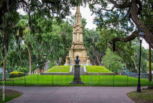 Confederate memorial in Forsyth Park photo