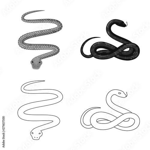 Wallpaper Mural Vector illustration of mammal and danger sign. Collection of mammal and medicine stock vector illustration. Torontodigital.ca